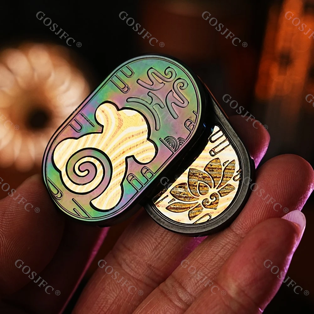 

Wukong Fidget Slider Цирконий вращается левый и правый на 360° ° Игрушка для снятия стресса Push Slider для взрослых