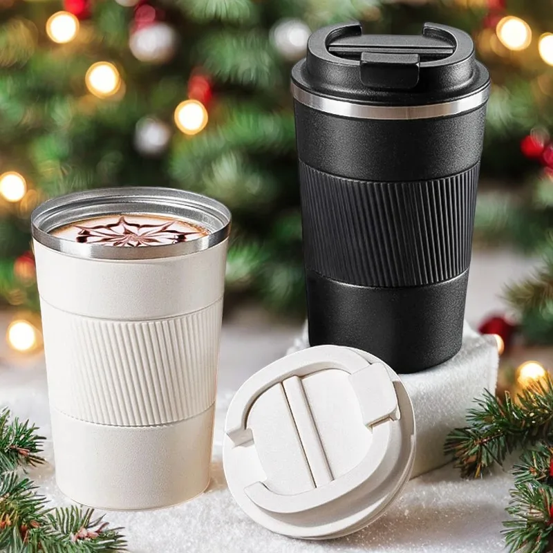 510ML Travel Coffee Mug Stainless Steel Thermal Mug Leakproof Car Tumbler Vacuum Flasks Portable Insulated Bottles Whisky flask