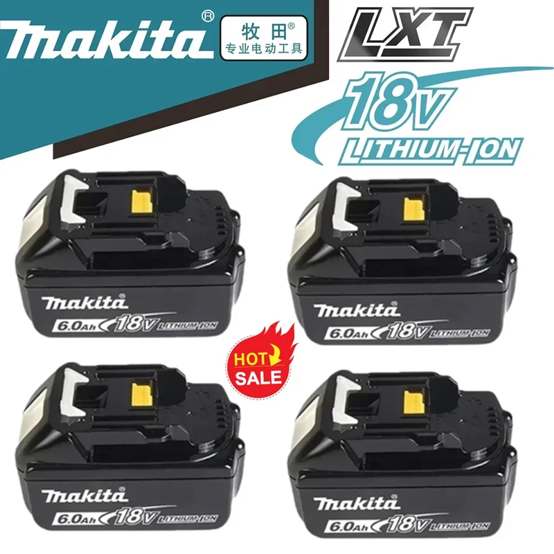 

/Genuine Makita 6.0Ah for Makita 18V Battery BL1830B BL1850B BL1850 BL1840 BL1860 BL1815 Replacement Lithium Battery.
