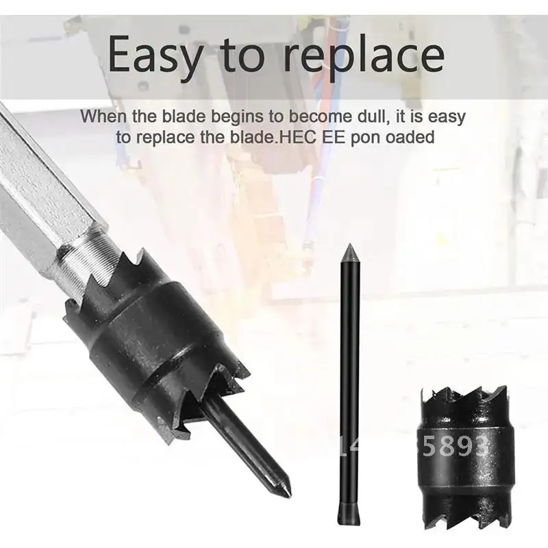 

3/8" & 5/16" Remover Sheetmetal Drill Bit Sawtoot point drill HSS Double Sided Rotary Spot Weld Cutter