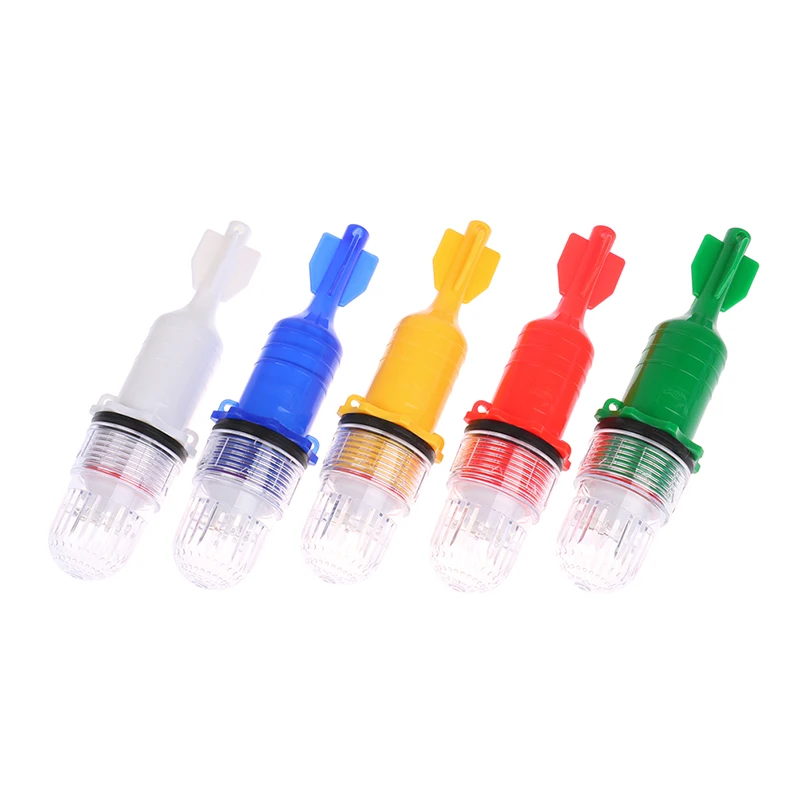 1 قطعة ضوء الصيد تحت الماء صافي منارة العوامة إشارة مؤشر مصباح السحر صياد السمك ضوء فلاش مزدوج