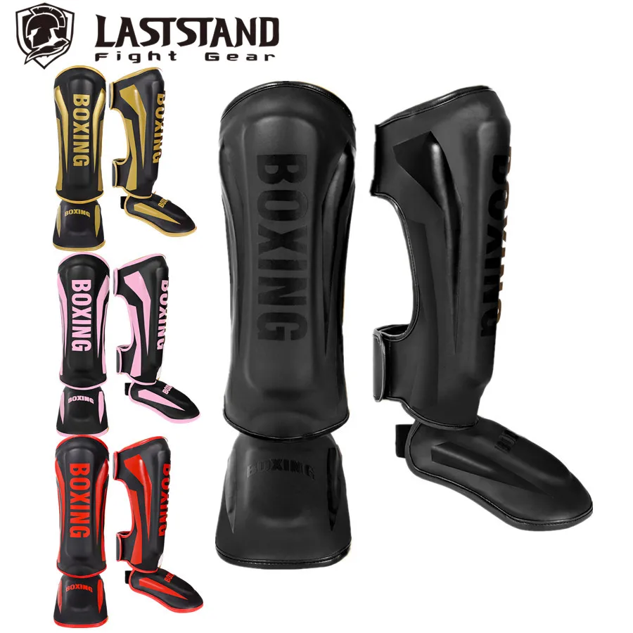 Muay Thai Leg Protection Sanda Combat Back of Foot Protection Shin Protection Boxing Thickened Combat Gear Ankle Protection