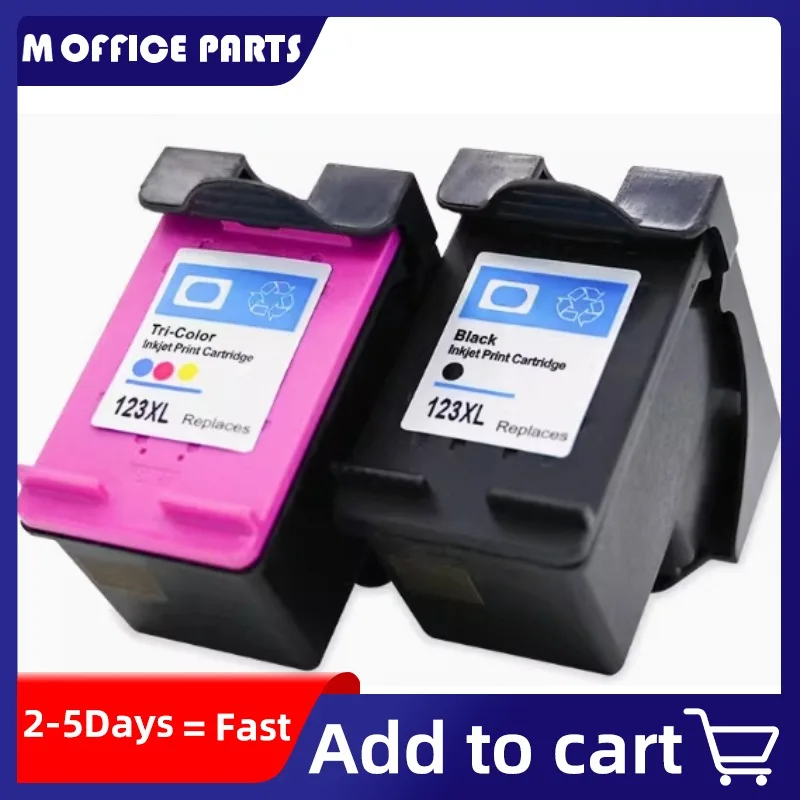 Compatible Ink Cartridge 123XL for HP 123 XL for HP123 Deskjet 1110 2130 2132 2133 2134 3630 3632 3637 4513 Printer