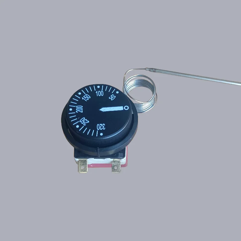 16A 250V 50-320 Grad Mechanischer Drehknopf-Thermostat Geeignet für Elektroöfen, Brotbacköfen, Fritteusen, Etc.
