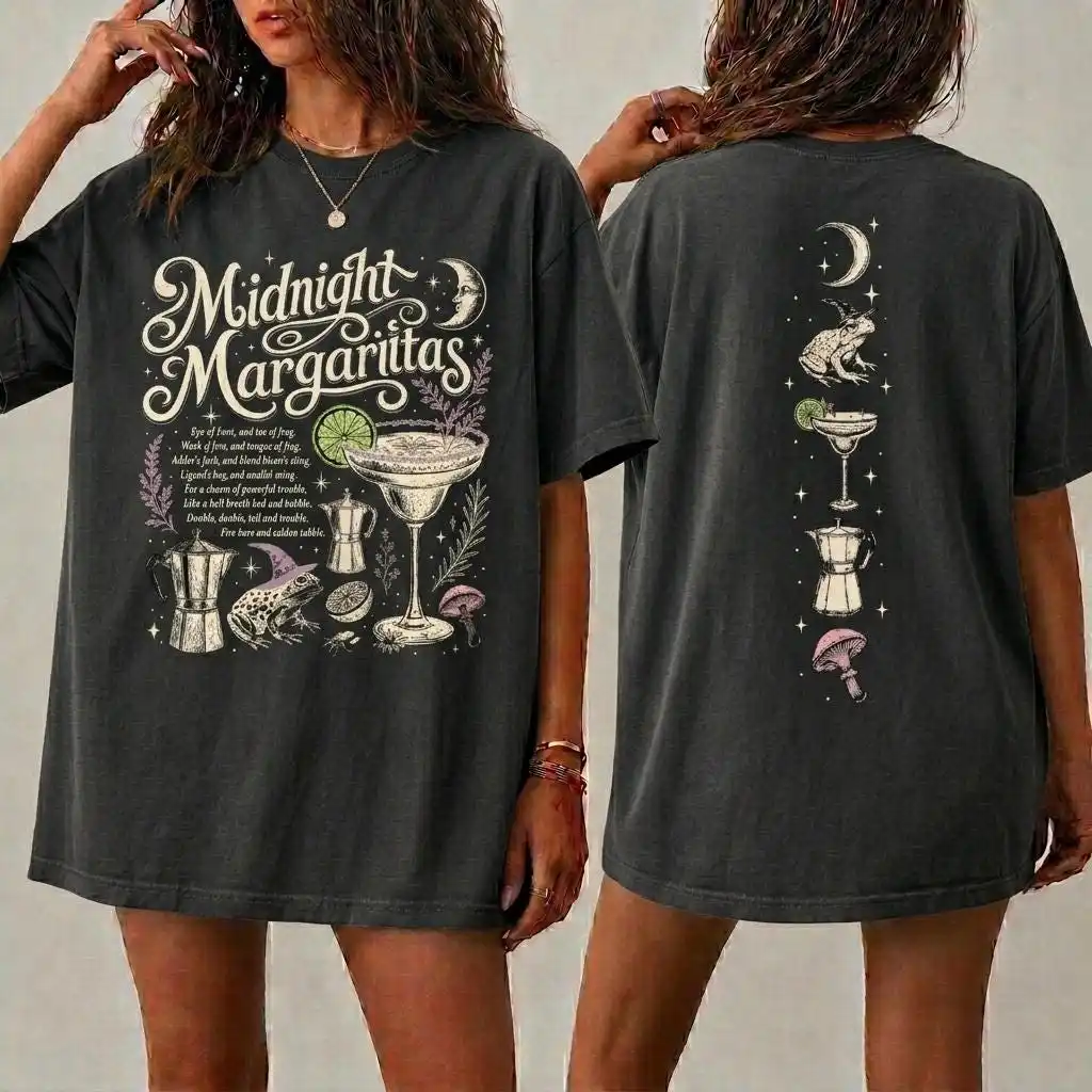 Midnight Margaritas Shirt, Practical Magic Tee, Retro Halloween Movie Shirt, Girls Will Be Girls Sweatshirt, Spooky Season