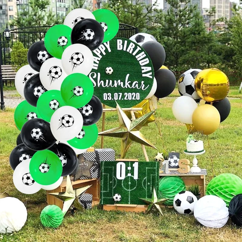 12pcs Soccer Party Latex Balloons 12\