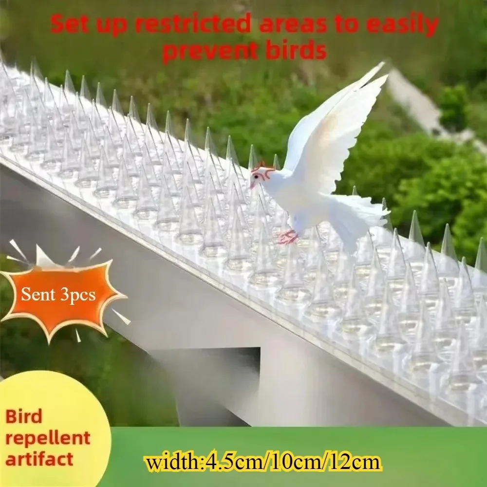 

20PCS Plastic Bird Repeller Spikes Fence Wall Animal Repellent Cat Anti Pigeon Spikes Anti-bird Outdoor Squirrel Garden Fences