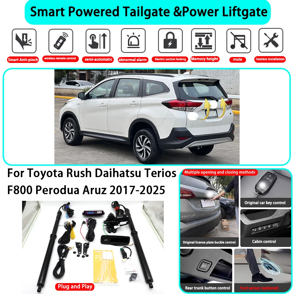 

for Toyota Rush Daihatsu Terios F800 Perodua Aruz 2017-2025 Smart Automatic Powered Tailgate Electric Power Tailgate Lift Kit
