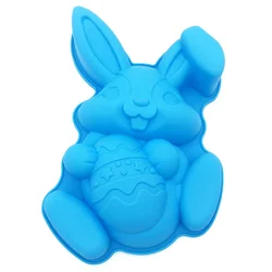 Easter Bunny Rabbit Cake Mold Silicone Baking Mould 12 Inch Candy Tray