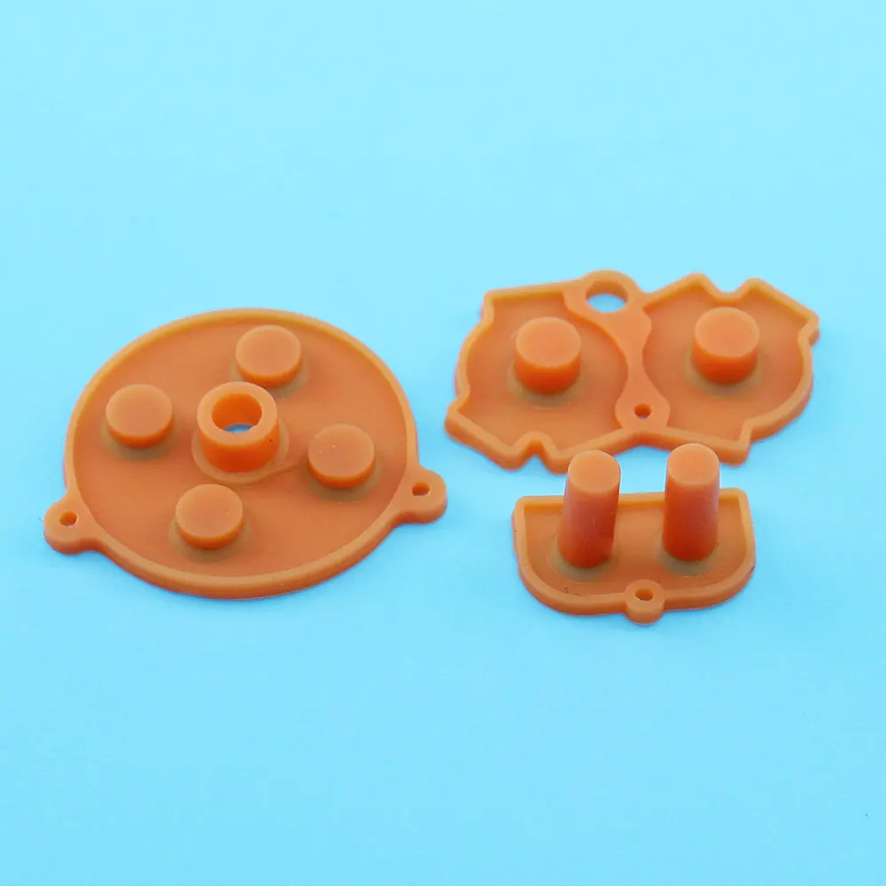 1 pz sostituzione pulsanti in gomma a colori GBA per Game Boy GBA Premium Keyboard A-B D tastiera parti del pulsante in gomma conduttiva