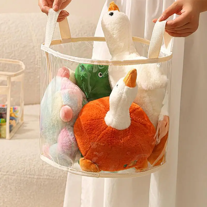 Transparent Children's Toy Storage Basket Large Size Toy Sto