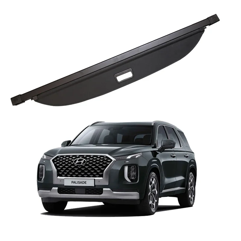 

Новинка 2024, чехол для багажника для Hyundai Palisade, автомобильные комплекты, багажный барьер, выдвижной чехол для полки с абажуром
