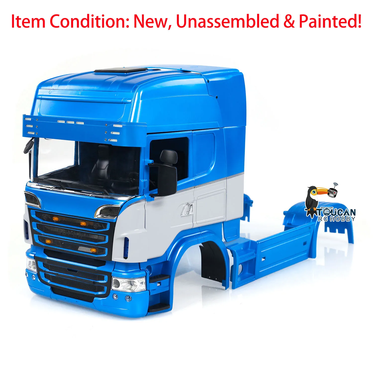 Accessories R730 Cabin Body Shell Spare Parts for 1/14 RC Car 6x6 6x4 Remote Control Tractor Truck Cars Vehicle THZH1806