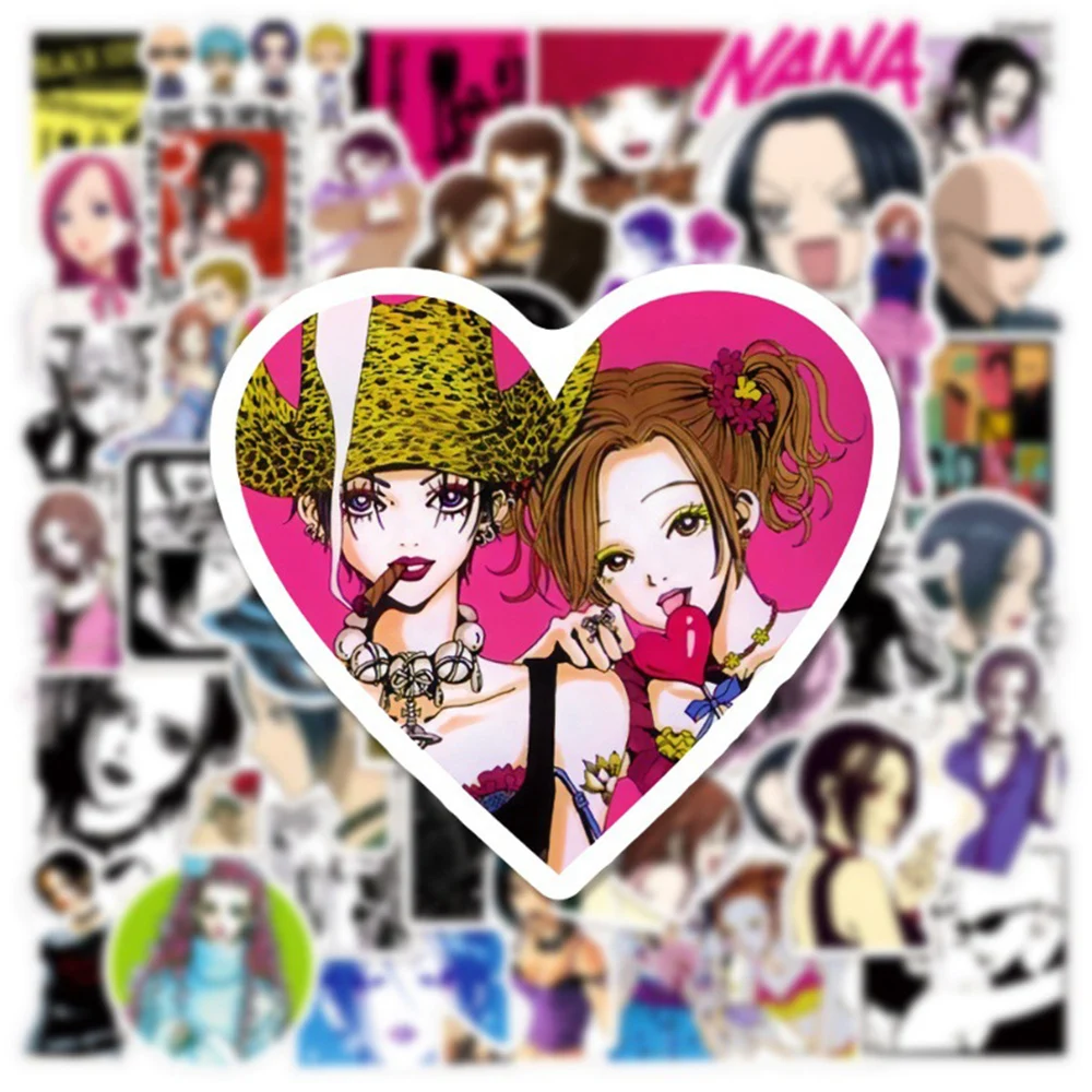 10/30/50PCS Anime NANA Aufkleber Coole Graffiti-Aufkleber DIY Dekoration für Telefon Laptop Schreibwaren PVC Wasserdichter Aufkleber Spielzeug Geschenk