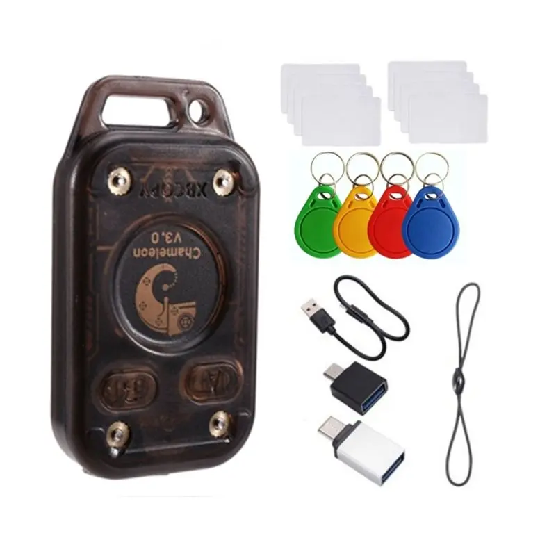 chameleon-v30-125k-1356m-rfid-smart-chip-reader-4xuid-keychain-4xuid-card-4xcuid-card-id-ic-tag-copyer-read-write-a86g