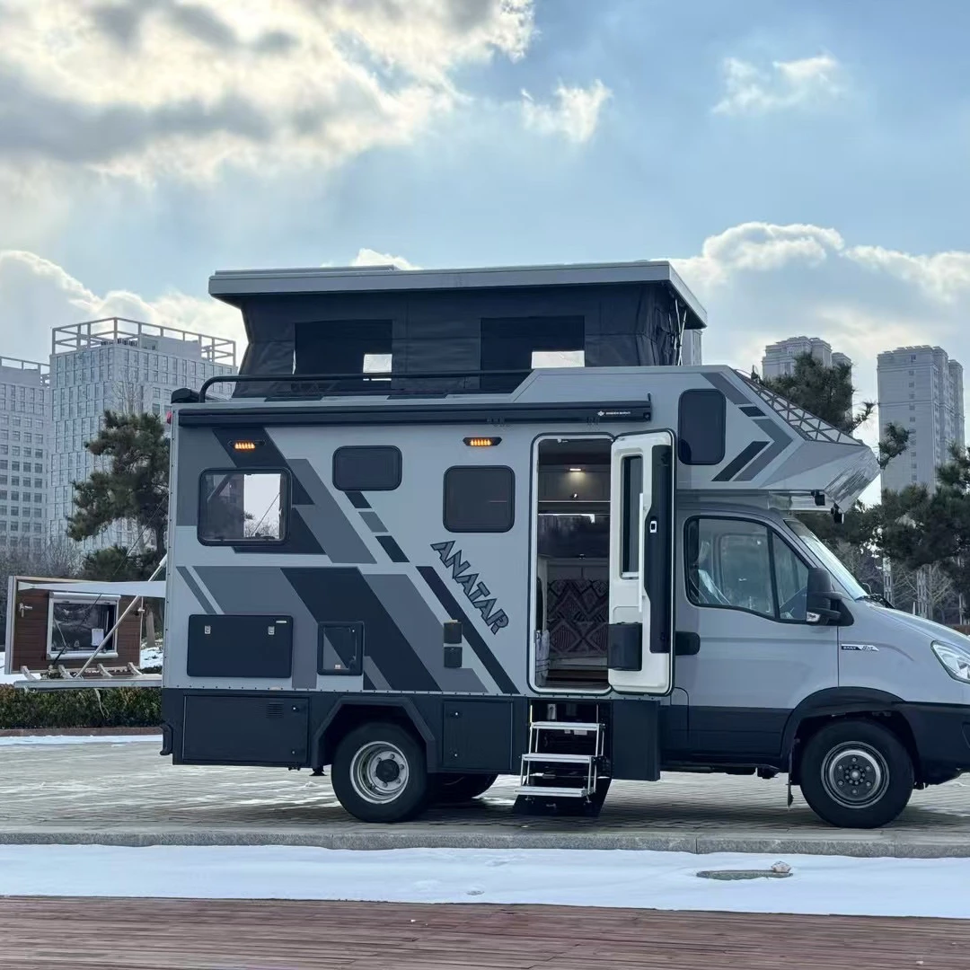 2025 Meidi European Style Outdoor Aluminum Alloy Durable Waterproof Automatic/Manual RV Entrance Door For Vehicle Caravan Camper