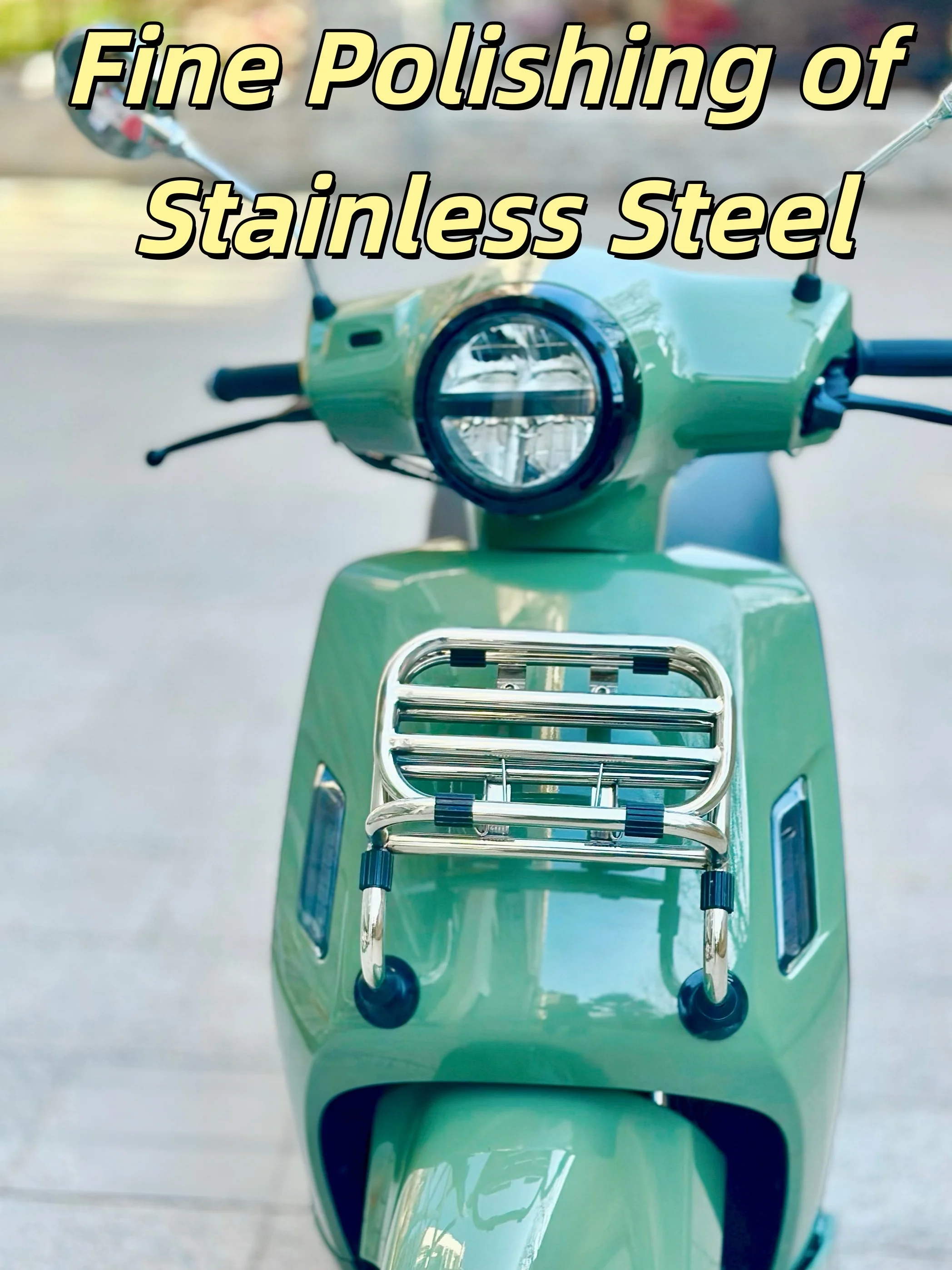 For Stainless steel foldable front rack/bag carrier for 2025 Xindazhou Honda NS125LA (modification accessory)