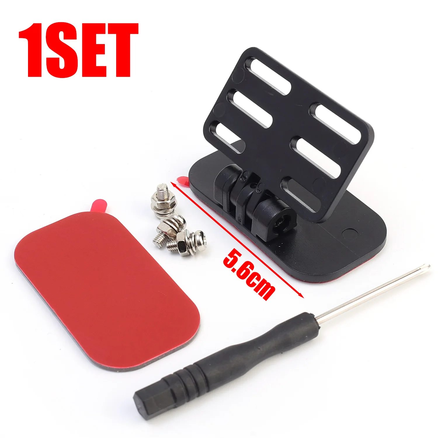 

Rear camera of automobile reversing image bracket recorder can adjust the angle, fold and paste the rear bracket.