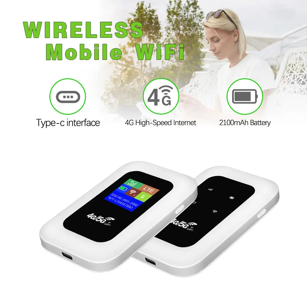 4G Router Mifi Wireless WiFi Router Portable Type-C mobile router