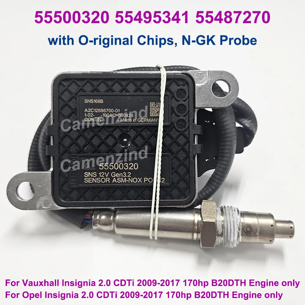 

Датчик NOX 55500320 55495341 55487270 5WK97419 55589458 55510098 для Opel Vauxhall Insignia A 2.0 CDTI 170HP B20DTH 2009-2017