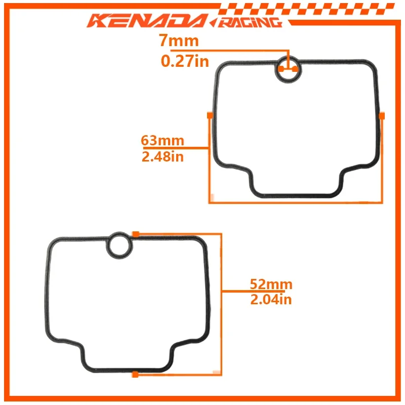 Float Bowl Gasket For KX85 YZ85 PWK KSR EVO OKO KOSO 21/24/26/28/30/32/34mm Carburetor Engine Part