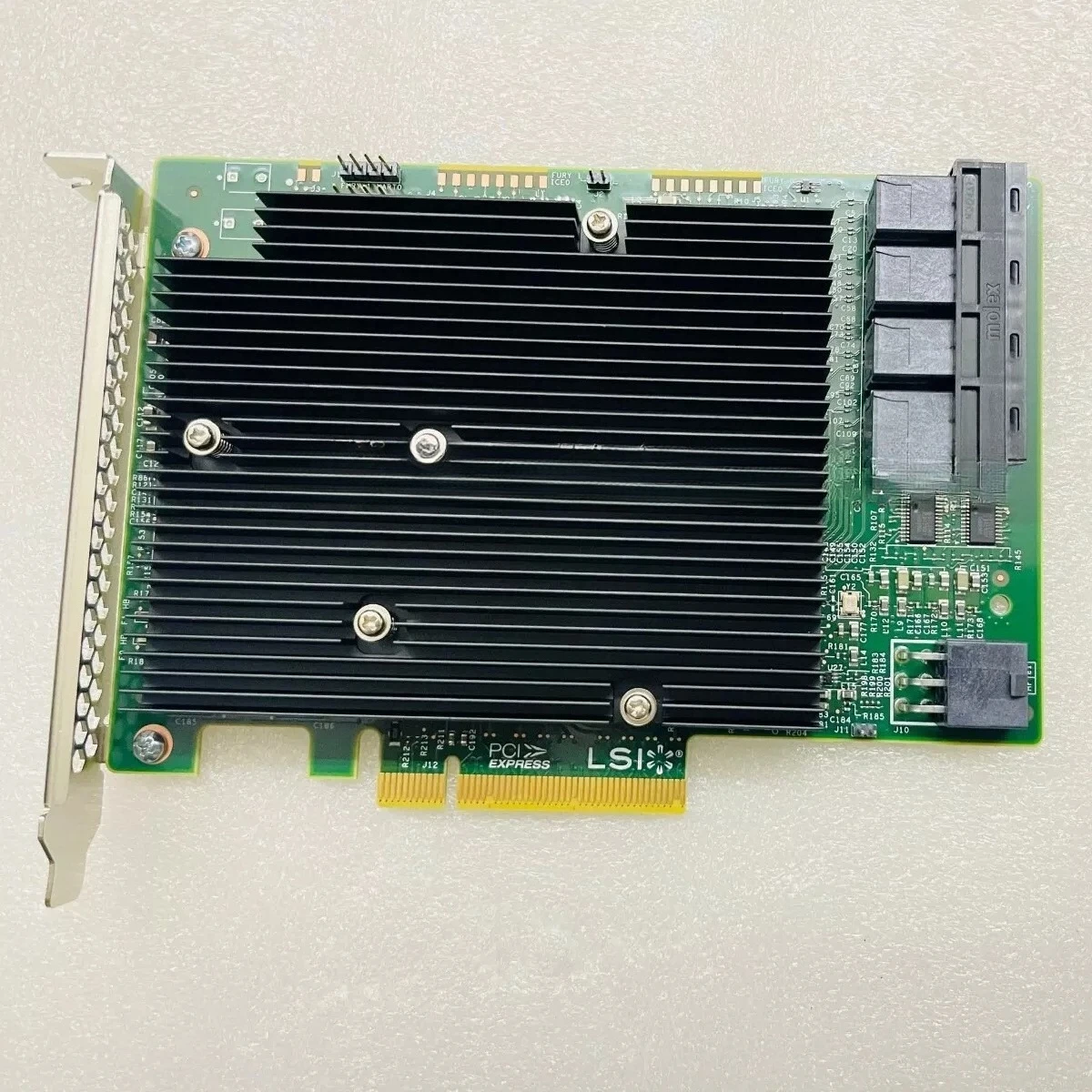 Applicable To LSI 9300-16i 16-port 12Gb HBA Pass-through Card, Expansion Card Supports 16T SAS 3008