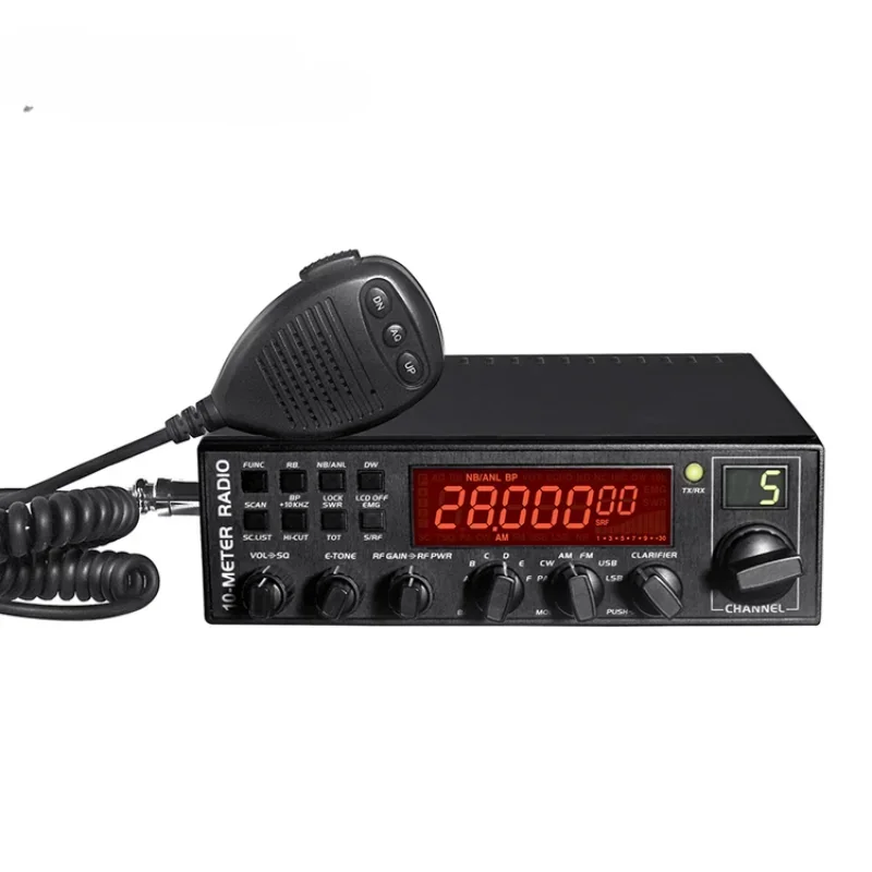 

AT-5555 PLUS High Power 45W 10 Meter CB Radio 28 - 29.700Mhz Band AM FM USB LSB PA CW Mobile Radio