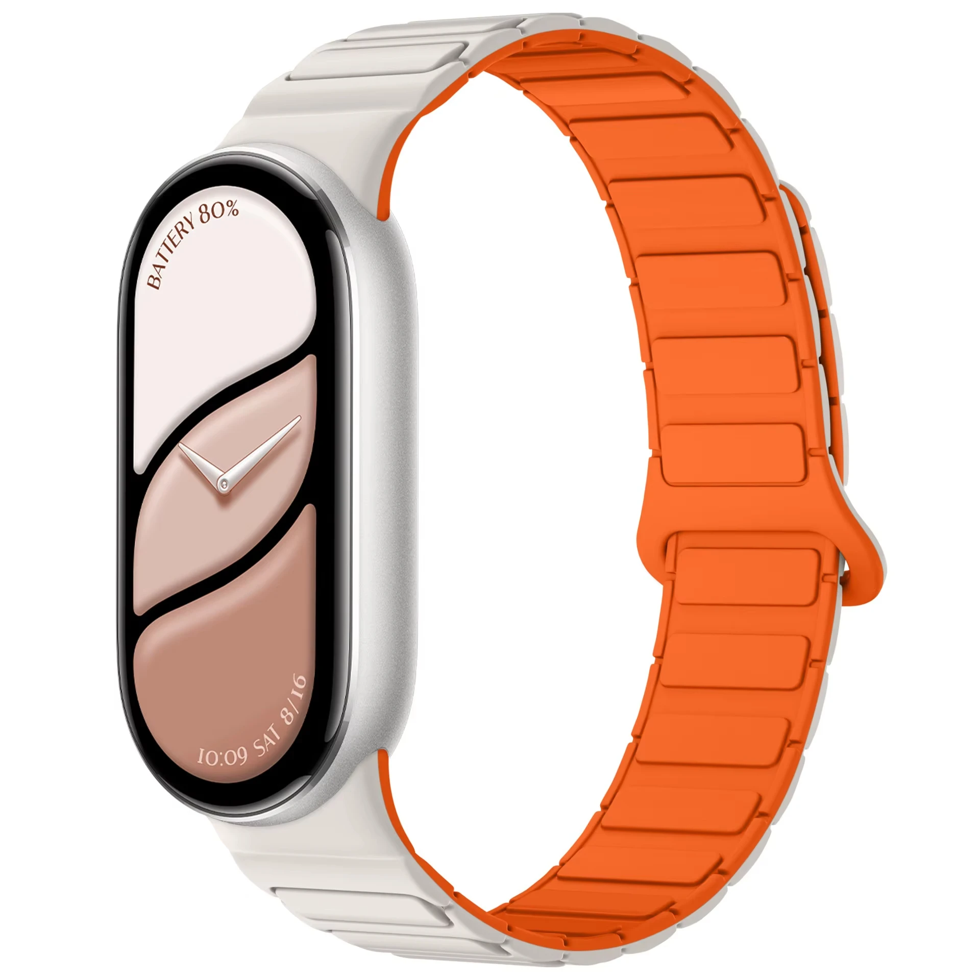 Pulseira Magnética Respirável para Xiaomi Mi Band 10 9 8 - Acessório para Smartwatch
