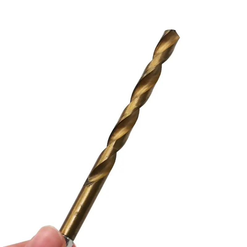A2UD 13 PZ/SET Acciaio ad velocità HSS da 1,5-6,5 mm per punta con codolo esagonale da 1/4 rivestito in titanio
