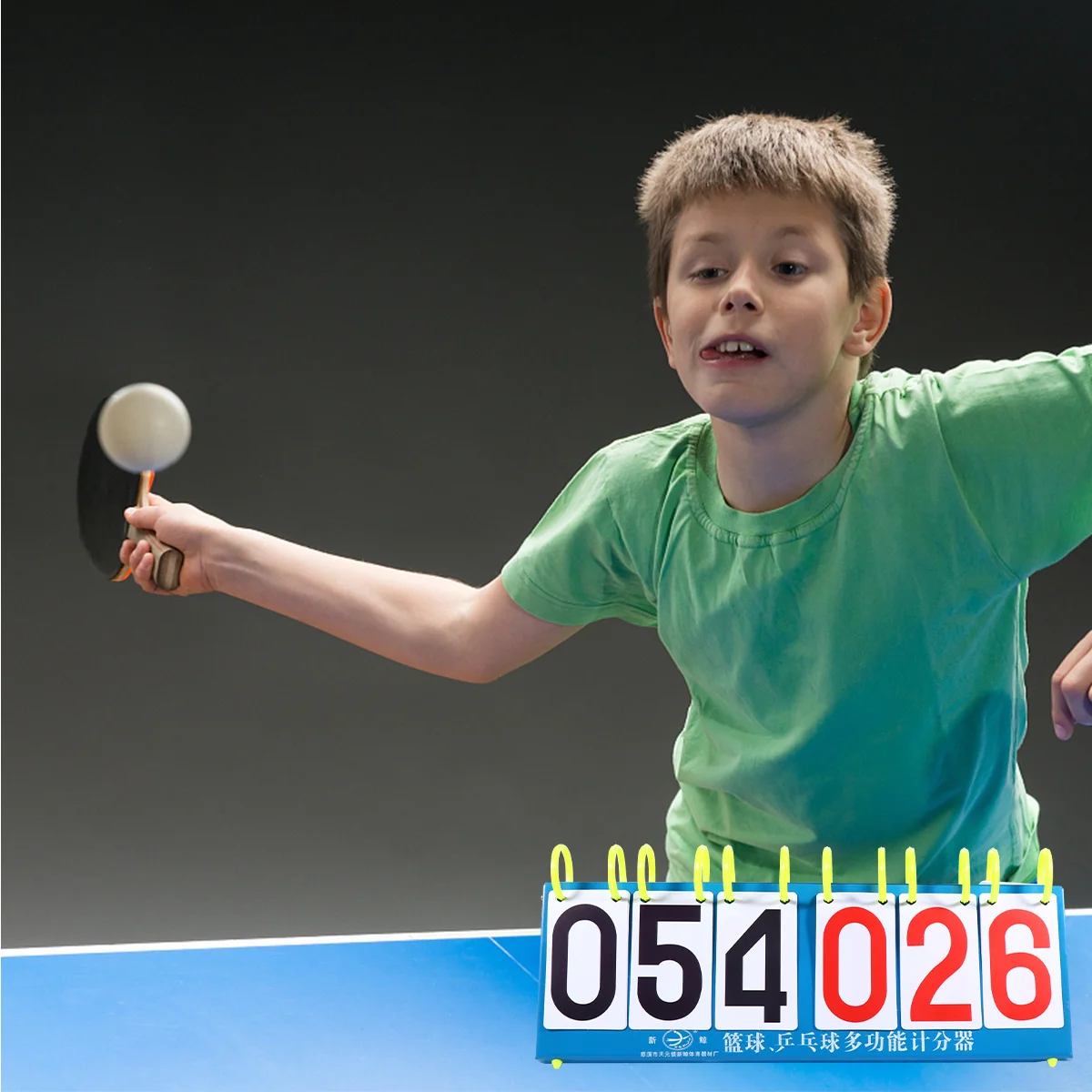 

1pc Basketball Scoreboard 6- Waterproof Sports Score Keeper For Table Tennis Badminton Volleyball Scoring Flipper Stand