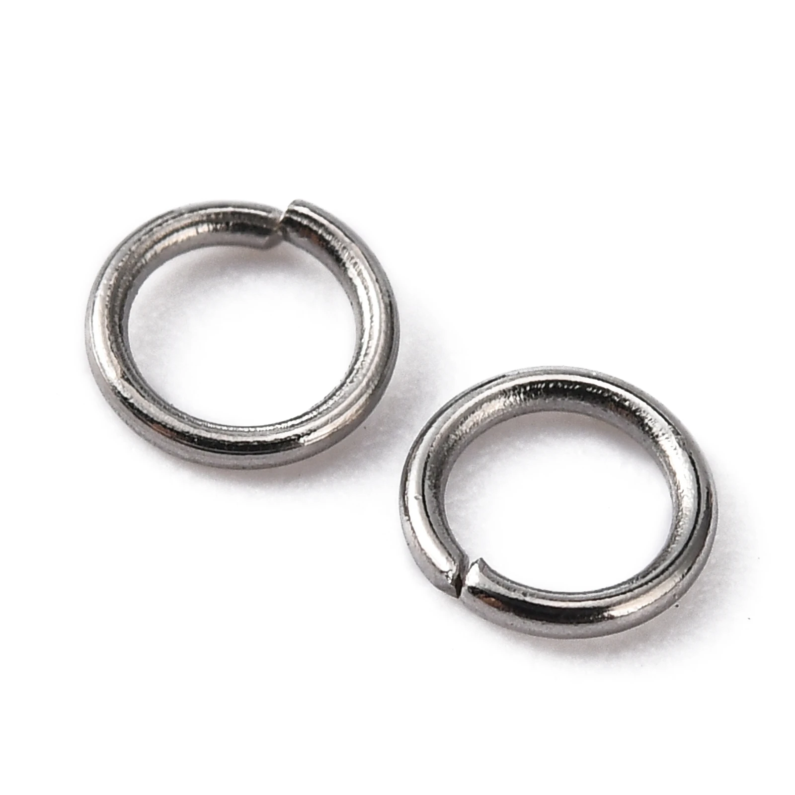 10g 304 Edelstahl offene Bieger inge Split Ring Single-Loop-Steck verbinder für DIY-Schmuck Herstellung Handwerk Ergebnisse Zubehör