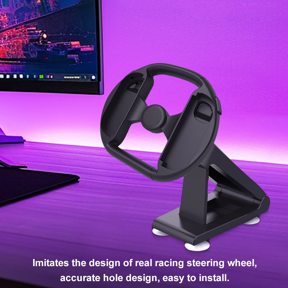 Volante de carreras con Base de ventosa, empuñadura de volante de carreras para Nintendo Switch2, accesorios Joy-Con