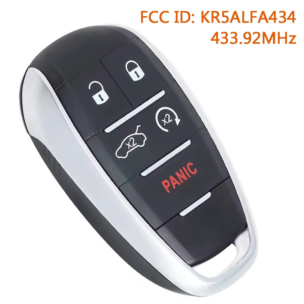 

Пульт дистанционного управления KR5ALFA434 A2C97635100 для Alfa Romeo Giulia Stelvio 2017-2024, 433 МГц, без бесключевого доступа