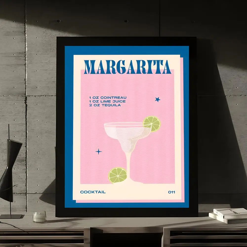 Colorful Cocktail Drink Good Posters Kraft Paper Prints Vintage Home Room Cafe Bar Art Wall Decor Aesthetic Painting Picture