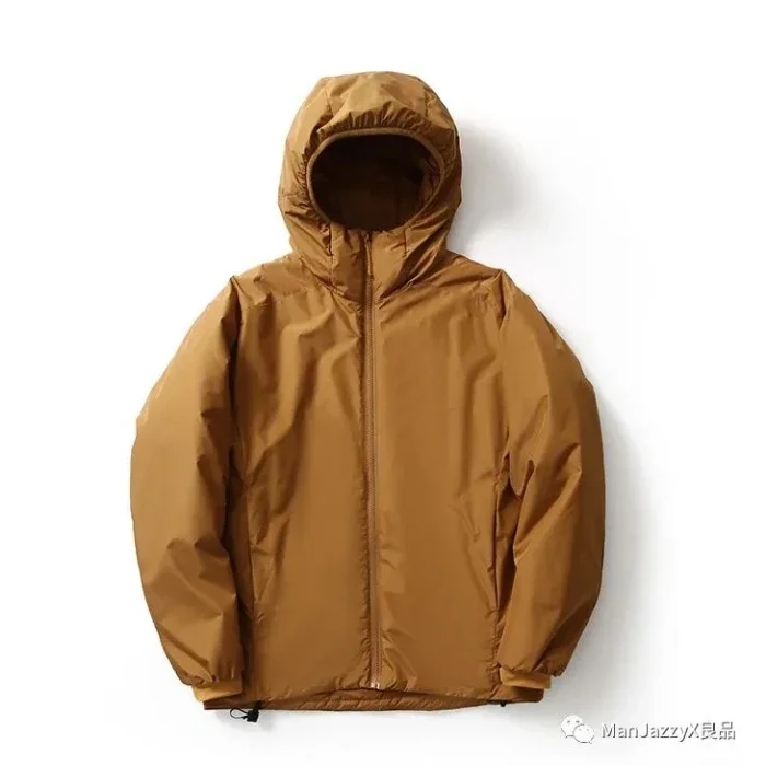 Ultra-warm Lightweight Jacket Men Windproof Hooded Outdoor Sports Coat Male Winter Clothes Warmer Fashion Multi-color Black Blue
