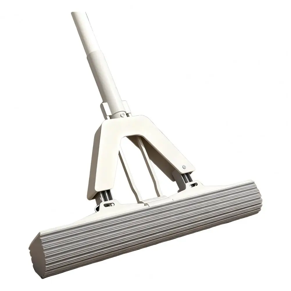 Sponge Mop Portable Tabletop Mop with Stainless Steel Handle Viscose Cotton Wet Dry Accessory Easy Installation Home Tool