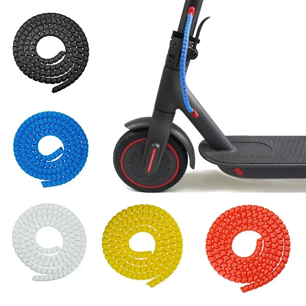 Cubierta de protección de línea de patinete eléctrico para Max G30 Xiaomi Mi Home M365 Pro Ninebot Es1 Es2 Es3 Es4, emaranjado de ciclismo al aire libre