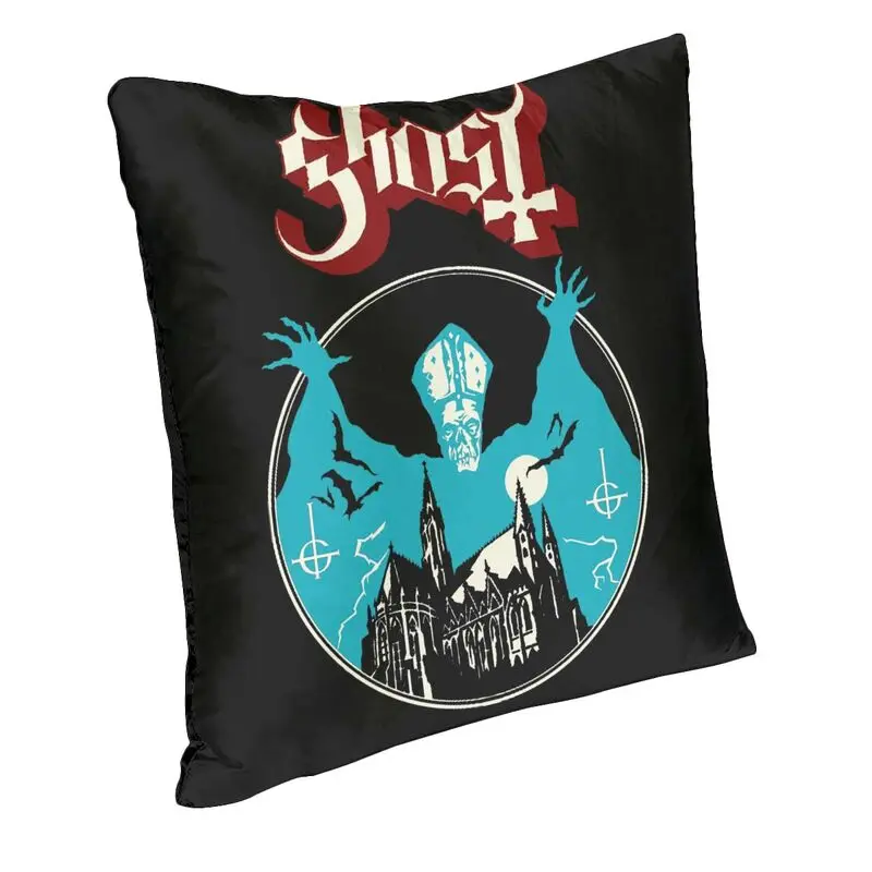 Luxury Swedish Rock Band Horror Ghost Throw Pillow Cover Decoration Custom Square Cushion Cover 45x45cm Pillowcover Living Room