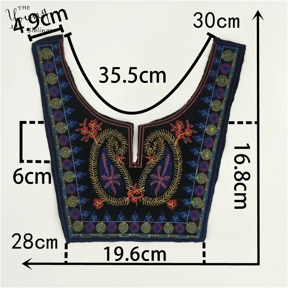 Wholesale sales of 1-10 pieces of polyester embroidery ethnic style sewing lace DIY decorative accessories lace fabric