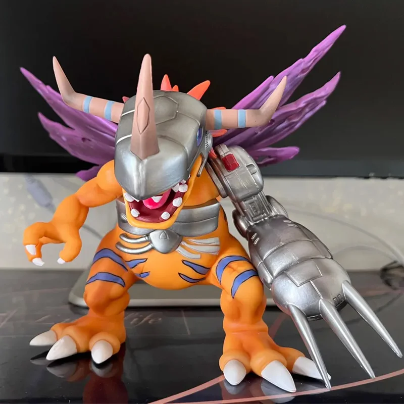 

War Metal Greymon Action Figures Digimon Adventure Anime Figure Metal Greymon Figurine PVC Statue Collection Model Toys Gifts