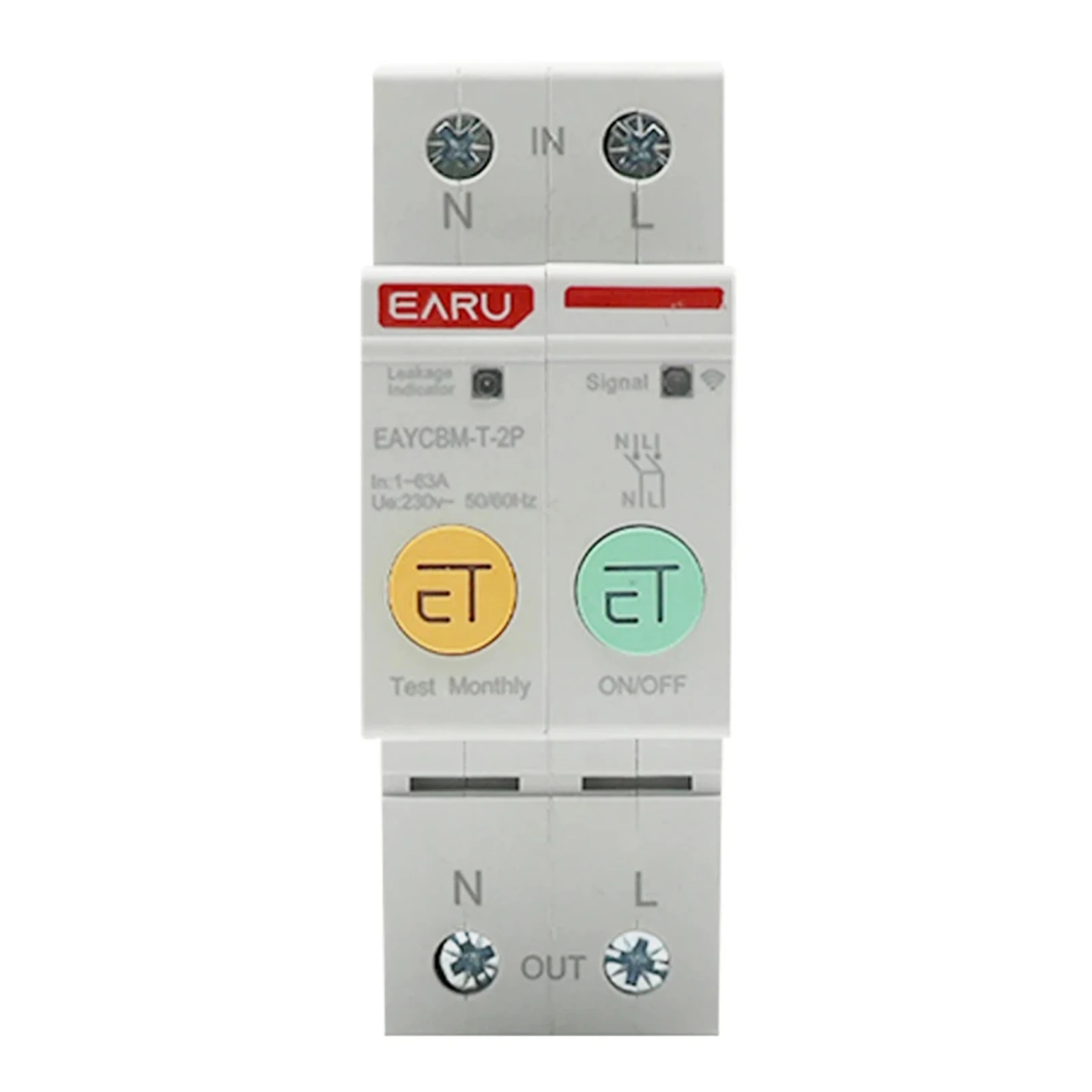 Smart Energy Meter Circuit Breaker with Remote Control Timer Settings Energy Monitoring Power Usage Calculation