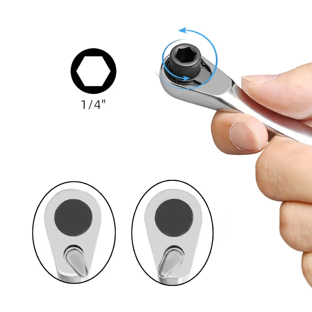 For Maintenance Work 120mm MultiTool Repair Tool Anti Rust Wear Resistant Tool 1 4 Inch Wrench Anti Rust Design