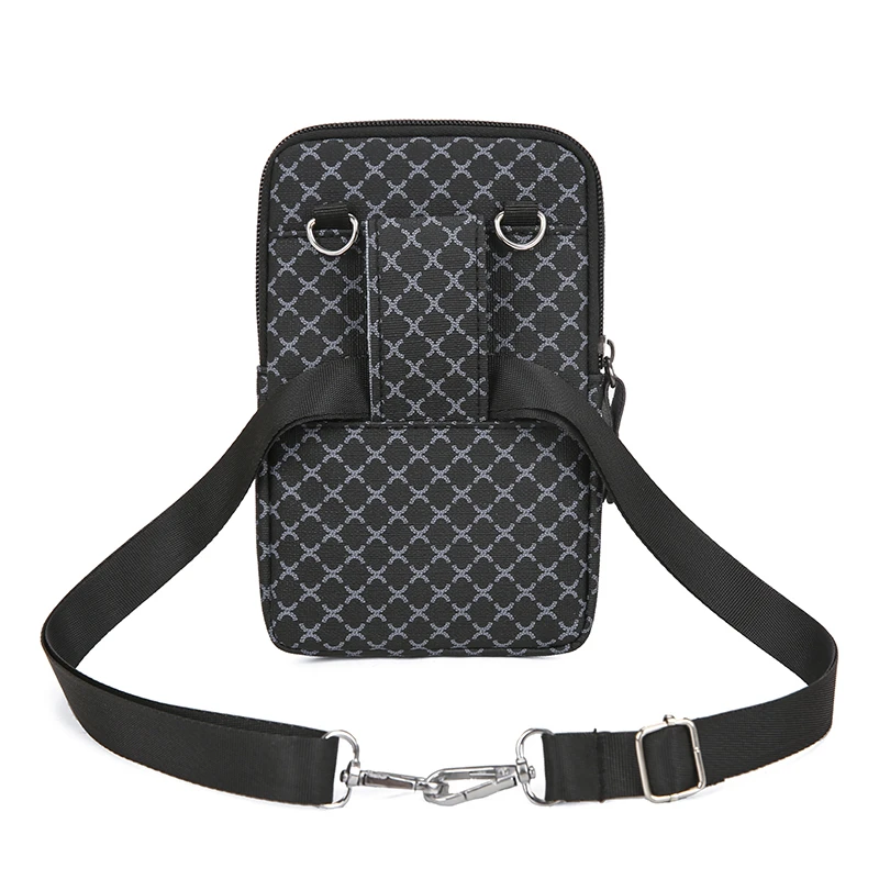 رائع الرجال حقيبة كتف صغيرة لينة بولي Leather حقائب جلدية Crossbody للرجال متعددة الأغراض الرجال حقيبة بحزام السفر حقيبة الهاتف بولسا كيس #2