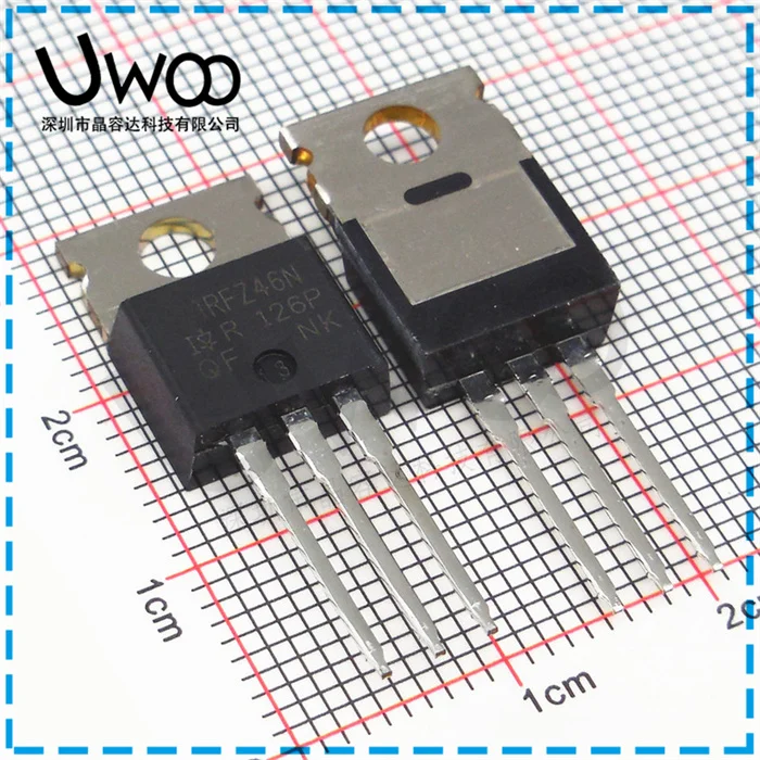 100%Original New  IRFZ46NPBF IRFZ46N IRFZ46 46A 55V TO-220   IRG4BC40SPBF G4BC40S TO-220AB 60A 600V