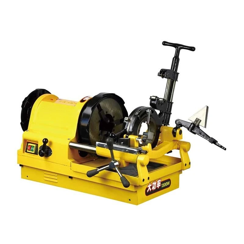 High-speed galvanized water pipe threading machine 4-inch pipe thread electric pipe cutting