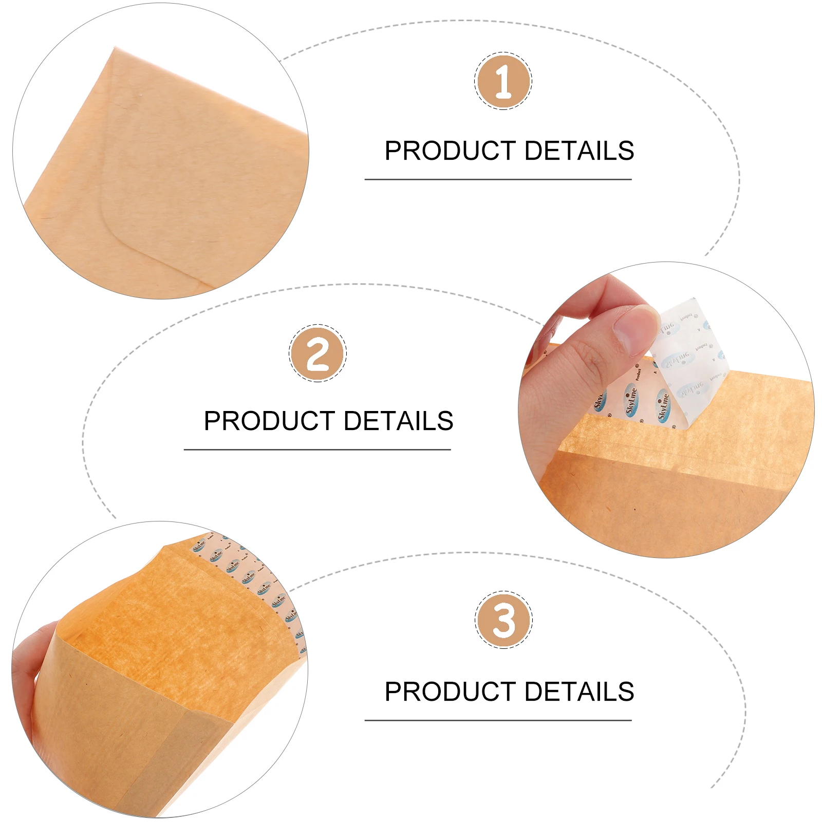 مغلف كرافت بني مغلف بريد عادي مغلف حروف فارغ للتخزين والشحن تصميم كلاسيكي من الورق المعاد تدويره