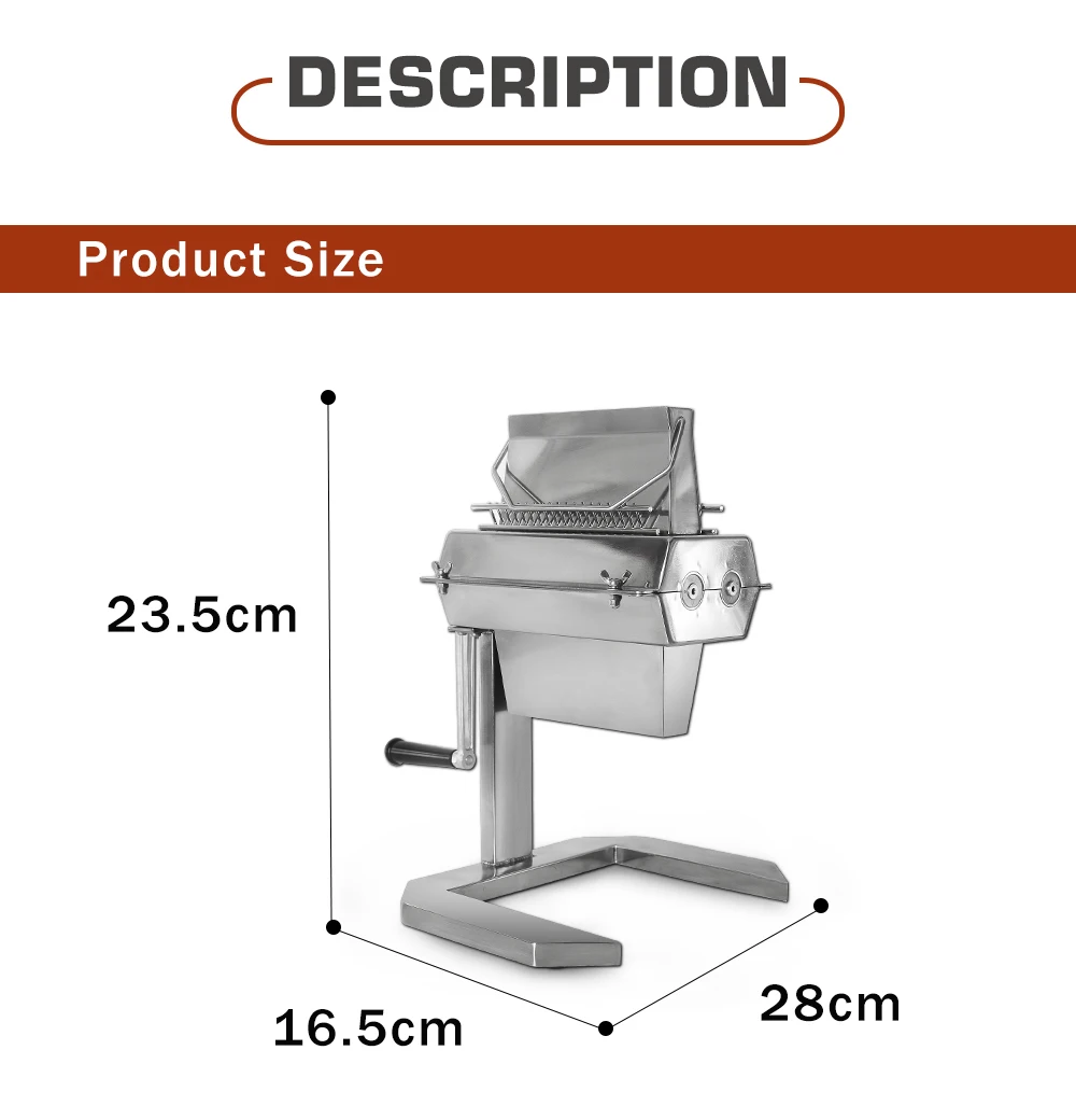 ITOP MTS Manual Meat Tenderizer Versatile Food Processing Machine for Meat Multiple Sizes Available for Commercial