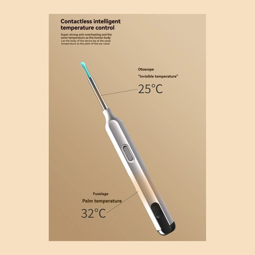 초고화질 무선 스마트 비주얼 귀이개 발광 가정용 청소 도구 귀 제거 스푼