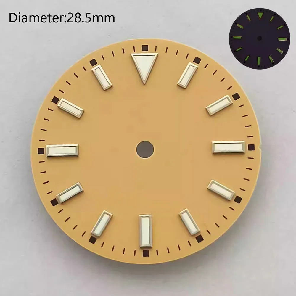 Quadrante NH35 da 28,5 mm quadrante viola chiaro cielo blu rosa per gli accessori dell'orologio con movimento meccanico automatico NH35 possono personalizzare il logo