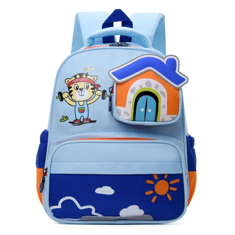 Cartoon Kindergarten Grundschule Leichte Wasserdichte Multifunktionale Große Kapazität für Rucksack Jungen Mädchen Schule Büchertaschen